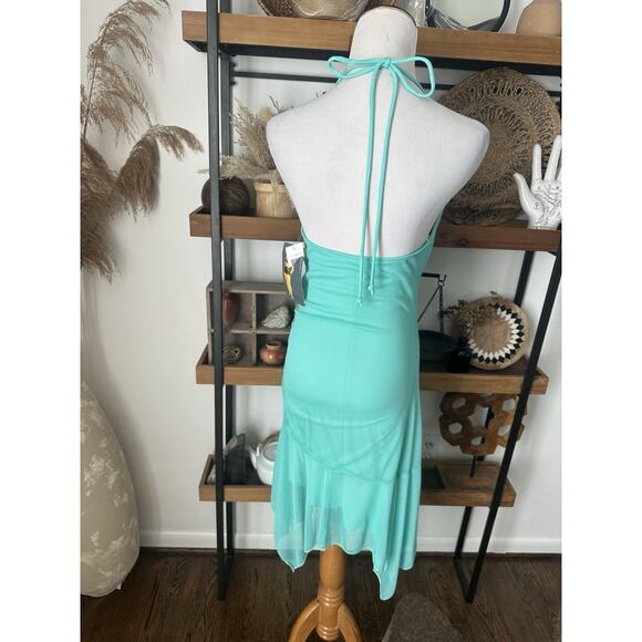 NWT Deadstock Ruby Rox Size Medium Teal Fairy Dress Midi - Picture 4 of 8